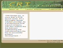 Tablet Screenshot of cridesign.com